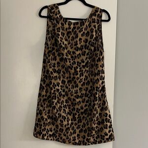 Vici Brown and Black Leopard Print Mini Dress